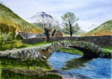 30 - David Partington - Packhorse Bridge, Wasdale - Watercolour.JPG